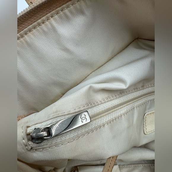 Chanel-Authentic-Paris Biarritz Tote GM Bag Shoulder Coated Canvas Leather Gold. - Picture 14 of 14